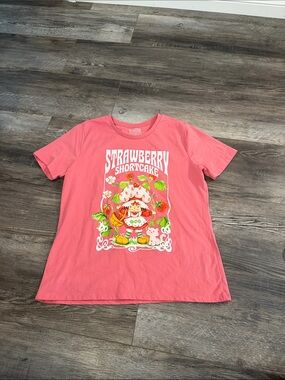 Strawberry Shortcake Pink Graphic Tee - Women's Short Sleeve